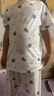 红豆儿童睡衣纯棉夏季薄款空调服男女童短袖套装中大童家居服3315 150 实拍图