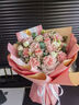 馨仪母亲节鲜花速递玫瑰向日葵康乃馨花束生日礼物全国同城配送 康乃馨玫瑰混搭花束 实拍图
