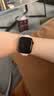 码仕适用苹果手表表带apple watch/ultra4/3/iwatch s12/11/10/9/8/7/6/SE女士硅胶亲肤小蛮腰秋冬腕带 实拍图