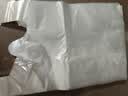 缔朝白色食品级塑料袋外卖早餐打包专用袋手提背心袋透明批发 15*26普通款 100个 实拍图