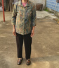 大唐夫人中老年女装秋装妈妈装休闲裤奶奶装松紧腰长裤宽松老人时尚直筒裤 实拍图