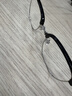 蔡司（ZEISS）镜片近视眼镜男纯钛合金眉线半框变色防蓝光辐射散光眼睛可配度数 黑银-0度防蓝光平光镜（CAPONI镜框） 实拍图