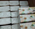 洁柔抽纸 繁花系列3层100抽*40包 可湿水面巾纸 柔韧纸巾卫生纸 整箱 实拍图