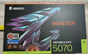 技嘉（GIGABYTE）5070显卡 超级雕 GeForce RTX 5070 AORUS MASTER OC 12G DLSS4游戏设计OpenClaw龙虾本地部署显卡 实拍图