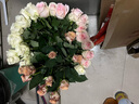 京东鲜花玫瑰花随机颜色20枝(1-2种颜色)40cm基地鲜切花生活花束源头直发 实拍图