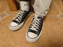 回力经典男女低帮帆布鞋春秋板鞋休闲鞋跑步情侣运动鞋391黑色39 实拍图