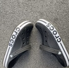 卡骆驰（CROCS）贝雅卡骆班洞洞鞋轻便耐磨一脚蹬休闲鞋女鞋时尚沙滩鞋|205089 白/深蓝-126 39 (240mm) 实拍图