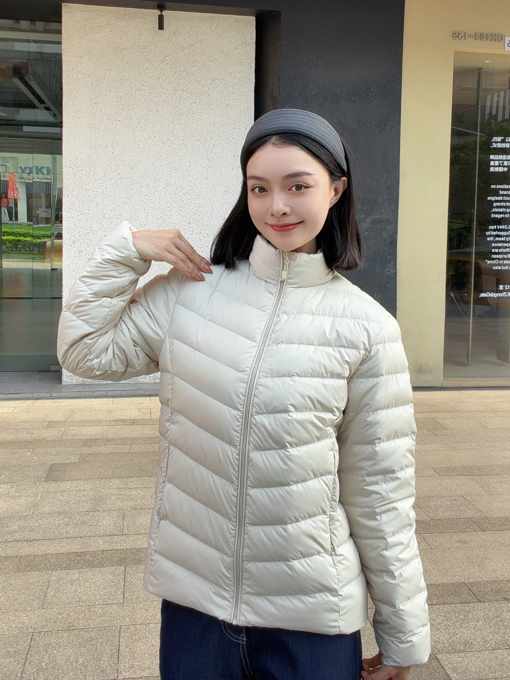 波司登（BOSIDENG）26秋季新款女士轻薄羽绒服短款立领排骨条百搭外套B260135006 【店长推荐】秘釉色-三防面料 S 160/84A 体重约100-110斤 实拍图