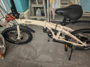 JEEP吉普折叠自行车带娃母子车20寸男女城市通勤折叠车亲子车-爱L200 胡椒白【锻造把立+全国7大仓就近发货】 20寸（建议身高145-185CM） 7速 实拍图