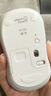 罗技（Logitech）M221 轻音鼠标 无线鼠标 办公鼠标 对称鼠标 带无线微型接收器 米白色 实拍图