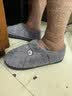 俞兆林棉拖鞋男女居家用室内简约保暖毛绒包跟防滑棉鞋 YI004 实拍图
