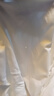 纯色棉感短袖T恤男情侣T恤男女文化衫净面作画光板衣服上衣 白色 L 实拍图