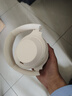 iKF T1 Max 主动降噪头戴式蓝牙耳机2026新款蓝牙6.0无线有线hifi音质电竞游戏低延迟超长续航云岩白 实拍图