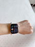 Apple/苹果 Watch S11 智能手表GPS款42毫米玫瑰金色铝金属表壳淡桃粉色运动型表带S/M MEUN4CH/B 实拍图