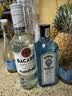 百加得（Bacardi）调酒组合 百加得朗姆酒 金酒 威士忌 龙舌兰 伏特加洋酒 白朗姆500+孟买蓝宝石金酒500 实拍图