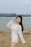浪莎泳衣女纯欲性感比基尼分体三件套少女防晒遮肚显瘦保守甜美泳装女 实拍图