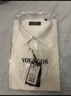 雅戈尔（YOUNGOR）短袖衬衫男免烫衬衫棉涤面料抗皱平整易打理新品 白色GSNP19001BJA 40 （175/92A） 实拍图