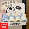 海盐蓝发绳发绳发圈头绳简约扎高马尾皮筋少女可爱头饰无缝高弹力 20根（opp袋包装）【颜色随机】 实拍图