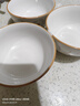 陶瓷碗家用喜庆乔迁新居碗碟餐具套装岁月静好饭碗 岁月静好3碗 实拍图