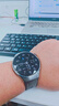 华为HUAWEI WATCH 5 46mm高端款航天级钛合金表壳木星棕素皮复合表带X-TAP智感窗eSIM 实拍图
