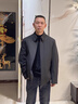 罗蒙外套男秋季商务男士翻领行政夹克上衣干部厅局风爸爸装i8藏青XL 实拍图