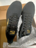 鸿星尔克跑步鞋夏季透气男鞋轻薄网面通勤休闲跑鞋户外慢跑运动鞋子经典款 正黑/国王金-2123【网面透气】 44 实拍图