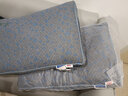 南极人枕头护颈枕不塌陷不变形枕芯家用单人宿舍颈椎硬高枕头芯单个男士 石墨烯热熔枕-孔雀蓝 48x74cm【一对装】 实拍图