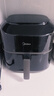 美的（Midea）免翻面空气炸锅蒸烤一体上下可视 家用全自动大容量6L 多功能烤箱电炸锅全金属内腔KZC6019D 实拍图