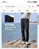 骆驼（CAMEL）速干透气运动裤男跑步休闲直筒梭织裤子 J15BAXLN075 幻影黑 L 实拍图