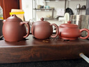 京东京造 宜兴紫砂壶手工【原矿底槽清】煮泡茶壶茶具 文人西施180ml礼盒 实拍图