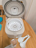 美的（Midea）小碧玉电饭煲2-3人3升0氟陶瓷白玉内胆家用电煮锅煲汤煮粥智能预约多功能一锅多用微压电饭锅RE360 实拍图