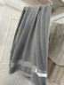 洁丽雅（Grace）浴巾A类纯棉成人男女家用柔软吸水速干全棉酒店大浴巾 深灰运动 实拍图