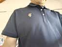 U.S. POLO ASSN.polo衫男短袖夏季保罗商务休闲翻领男装上衣t恤父亲节礼物藏青L 实拍图