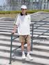 回力短裤夏季男外穿五分裤潮流裤子男宽松运动休闲速干男裤卡其M 实拍图