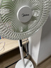 美的（Midea）【幸运草安睡1S】一级能效直流变频声控电风扇家用遥控卧室静音落地扇台式桌面抗菌大风力转页扇 实拍图