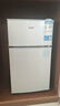 奥克斯小冰箱家用小型迷你冷藏冷冻两用出租房宿舍用节能省电寝室办公室电冰箱 【净化去味】126银色【高效保鲜 铜管速冷】22L 实拍图