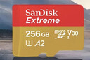闪迪（SanDisk）256GB TF(MicroSD)内存卡4K极速金卡 A2 V30 U3 兼容大疆Pocket 4/Action 6运动相机 无人机存储卡 实拍图