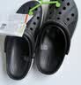 卡骆驰（CROCS）檀健次同款经典泡芙洞洞鞋百舒适男沙滩鞋女鞋休闲鞋|207521 黑色-001(含智必星) 41 (260mm) 42 实拍图