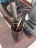 金灶（KAMJOVE）黑檀木茶道六君子茶夹杯夹茶则茶漏 功夫茶具配件套装 竹筒造型 KP-8 实拍图