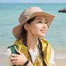 骆驼（CAMEL）渔夫帽男女夏季薄款大头围防晒遮阳太阳帽子大帽檐遮脸大沿帽 实拍图
