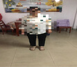 红蜻蜓妈妈凉鞋女26夏季牛皮软底防滑不累脚中老年凉鞋WJK24842P 杏色38 实拍图