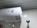 美的（Midea）【整机8年质保】40升电热水器2000W家用出租屋节能抑菌安全防电墙F40-20F1(H) 实拍图
