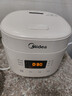 美的（Midea）小电饭煲迷你微压小型家用电饭煲1-2人用电饭锅小电锅宿舍用老式多功能煲汤煮饭煮粥不粘内胆 【奶油白】快速透热 1.8L 晶莹白玉釜 实拍图