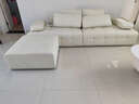 岁植政府补贴意式简约劳伦斯真皮沙发懒人沙发客厅大小户型皮艺沙发 2.8米直排【带同款真皮脚踏】 【豪华版】接触面超厚R级摔纹头层牛皮【100cm宽】 实拍图