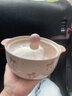 粉色蝴蝶结大号陶瓷泡面带盖螺蛳粉碗面碗高颜值釉下彩好看少女心 【粉色】 蝴蝶结-泡面碗 泡面碗+盖 【二件套】 实拍图