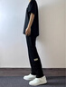 主意范（ZHUYIFAN）胖子大码230斤裤子男直筒夏季薄款工装裤潮牌大码直筒阔腿休闲裤 A001-K1050黑色 4XL (190) 190-205斤可穿 实拍图