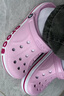卡骆驰（CROCS）贝雅卡骆班洞洞鞋轻便耐磨一脚蹬休闲鞋女鞋时尚沙滩鞋|205089 芭蕾粉/糖果粉-6TG 37 /38(230mm) 实拍图