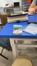 得力（deli）迷你小订书机订书器套装学生专用文具小号马卡龙色办公用品轻巧便携 附订书钉TA214蓝色 实拍图