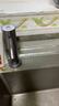 云华卫浴铝合金洗洁精水槽按压取器厨房皂液器 枪灰快装皂液器置物款YH179 实拍图