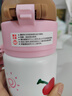 得力（deli）儿童学生保温杯草莓蛋糕可爱小学多功能双饮口长效保温吸管杯 实拍图